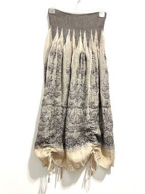 Anthropologie Lapis Convertible Strapless Dress / Skirt Bohemian Beach Party